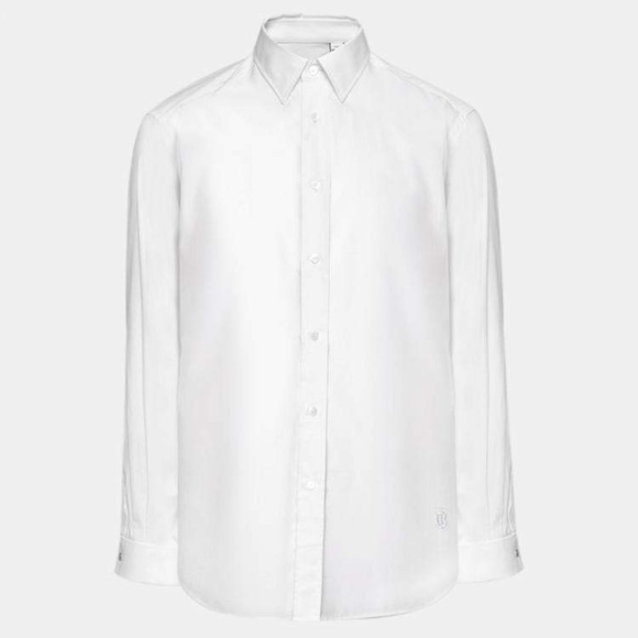 Burberry London Men’s Dress Shirt Size 16 41 White Button Down Shirt - Picture 1 of 9